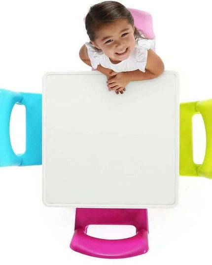 Pastel Kids' Activity Table and Chairs Set - Encourage Imagination