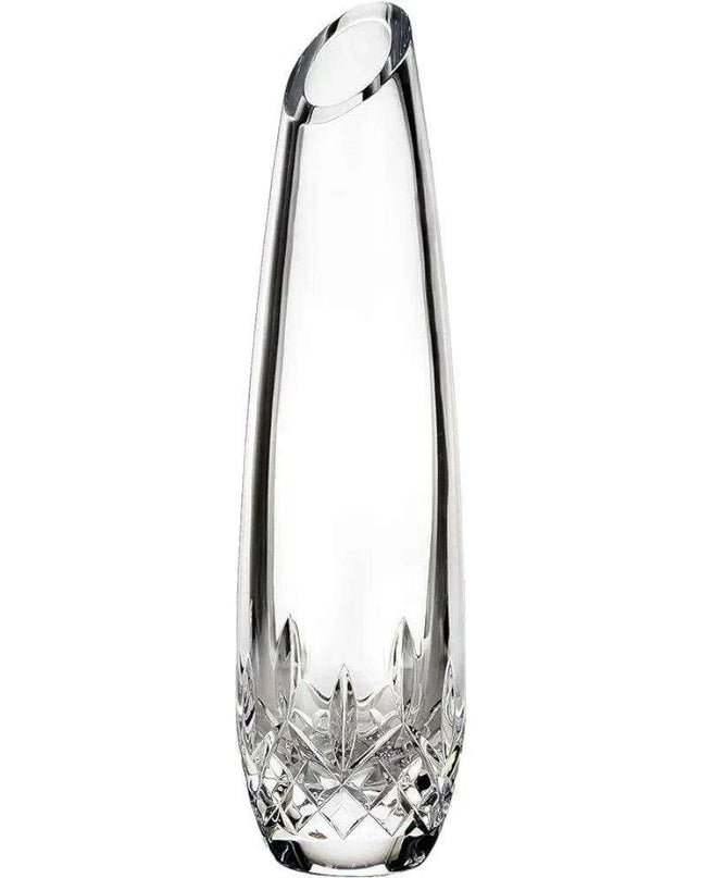 Exquisite 9.5" Clear Crystal Bud Vase - Ideal for Displaying a Single Flower