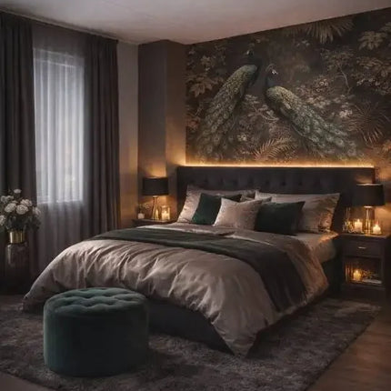 Decorative Wallpaper Store Vintage Southeast Asian Tropical Wallpaper