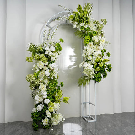 Artificial Flower Row – Rose, Hydrangea & Delphinium | Wedding & Event Decor