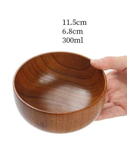 Deluxe Japanese Wooden Dining Set for Kids