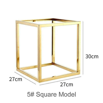 Stylish Stainless Steel Multi-Layered Snack and Dessert Tower for Celebrations