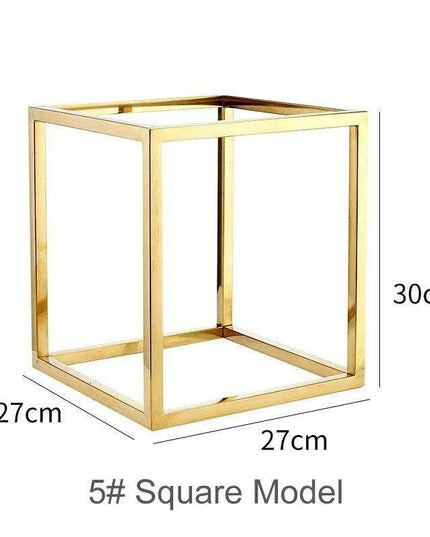 Stylish Stainless Steel Multi-Layered Snack and Dessert Tower for Celebrations