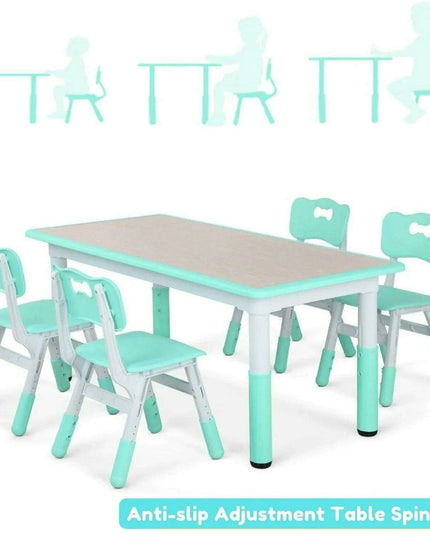 Ergonomic and Adjustable Kids Table and Chair Set for Safe Playtime