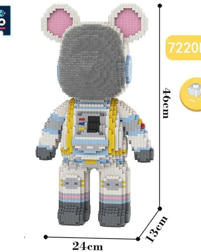 Adorable Bear Cub Building Block Set with Easy Storage - Inspire Creativity and Learning