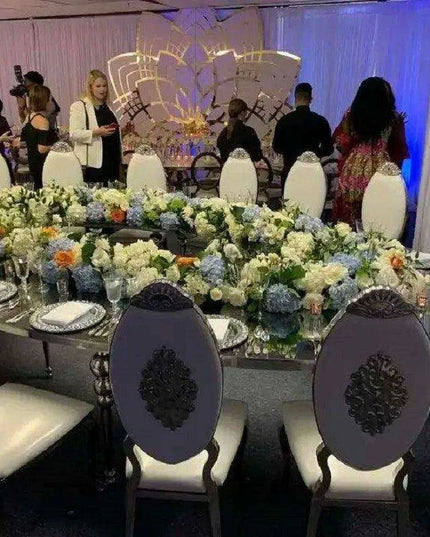 Elegant Extra-Long Wedding Dining Table