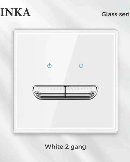 Elegant LED Crystal Glass Light Switch Panel - Versatile Multi-Gang Control System