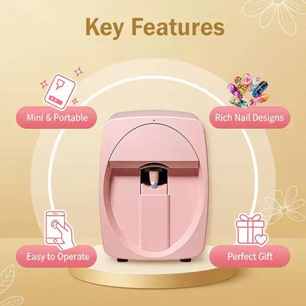 Stone's Store Portable 3D Nail Art Printer with Mobile App Control