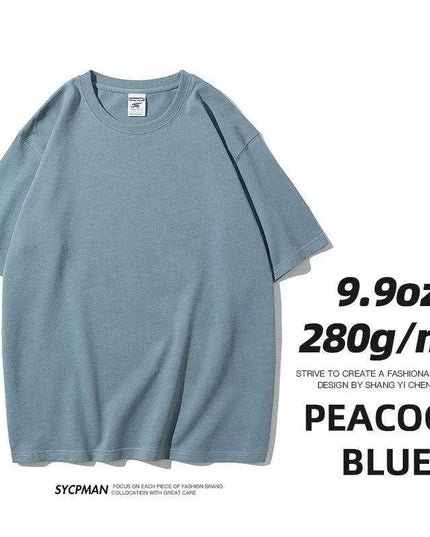 Sypcman Premium Custom Oversized Heavyweight Cotton Tee for Men - 9.9oz Streetwear Must-Have