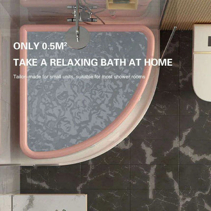 Triangular Oasis Portable Spa Tub for Ultimate Relaxation