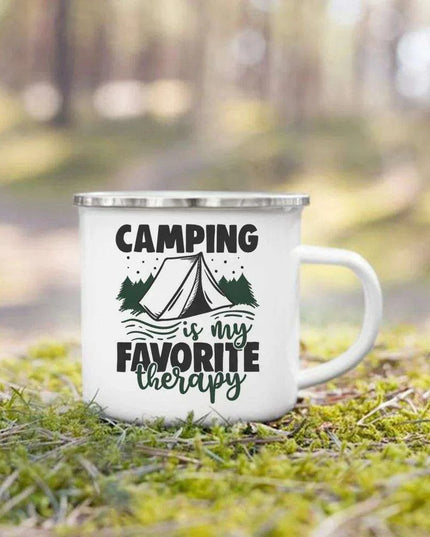 Nature's Adventure Enamel Mug: The Essential Companion for Outdoor Lovers