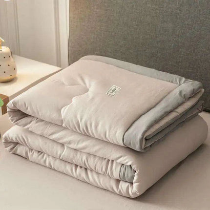 Japanese Minimalist Cotton Comforter for Cozy Cool Nights