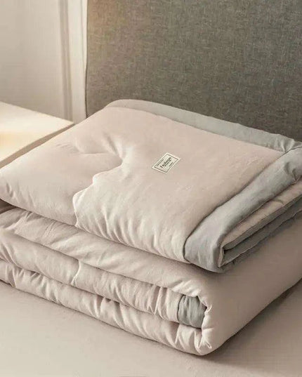 Japanese Minimalist Cotton Comforter for Cozy Cool Nights
