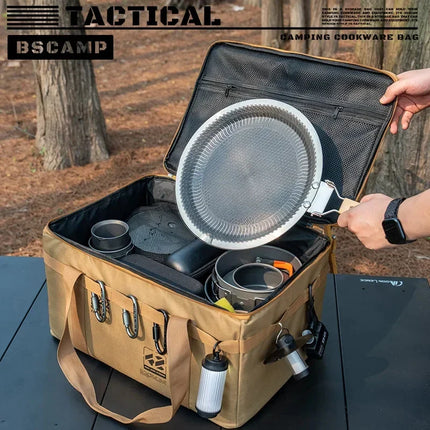 30-42L Tactical Camping Storage Bag Waterproof Insulated Folding Organizer