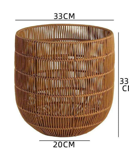 Nordic-Inspired Multi-Purpose Plastic Storage Basket for Home Organization