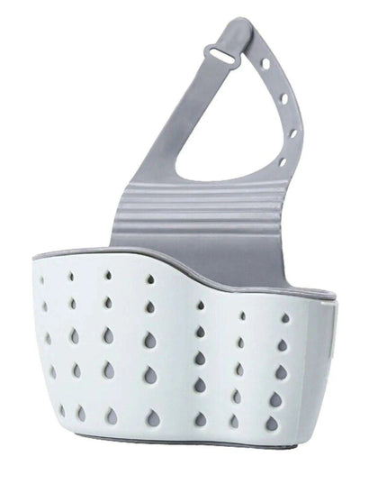 Suction Cup Sink Organizer with Trash Rack - Innovative Kitchen Storage Solution