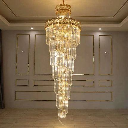 Opulent Crystal Chandelier - Chic Lighting Solution