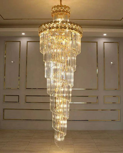 Opulent Crystal Chandelier - Chic Lighting Solution