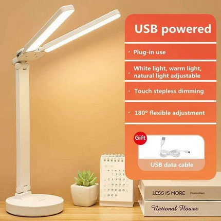 Contemporary Touch-Sensitive LED Desk Lamp – Customizable Brightness and Eye-Friendly Design for Home and Office Use