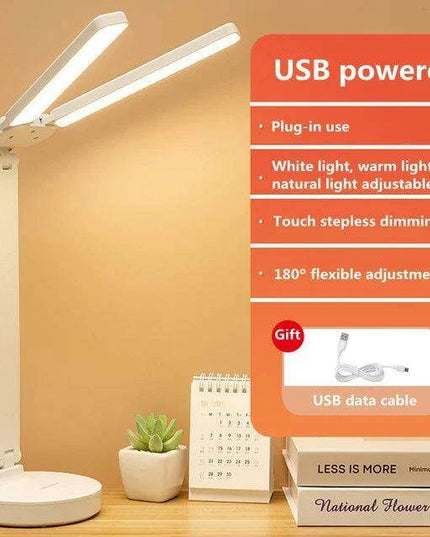 Contemporary Touch-Sensitive LED Desk Lamp – Customizable Brightness and Eye-Friendly Design for Home and Office Use