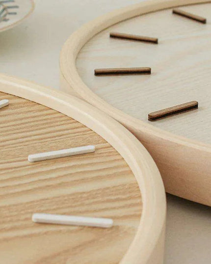 Zen Serenity Elegant Wooden Clock - Japanese Inspired Home Decor