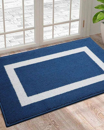Luxurious Non-Slip Microfiber Welcome Mat: Chic Moisture-Absorbing Rug for Entryways