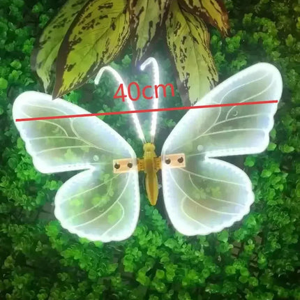 My Name LED Outdoor Decorative Butterfly - Vibrating Wings, 2/4 Pcs