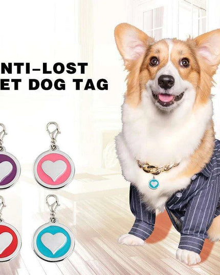 Personalized Love-Inspired Pet ID Tag for Your Furry Friend