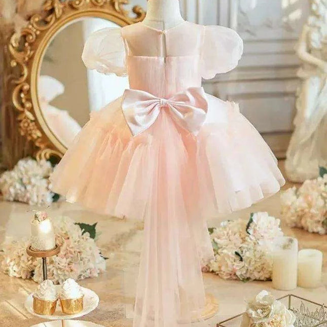 Enchanted Pink Princess Ball Gown for Girls