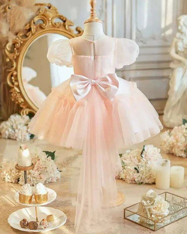 Enchanted Pink Princess Ball Gown for Girls