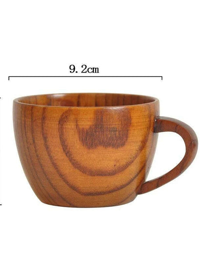 Handcrafted Rustic Spruce Wood Mug - Stylish Natural Drinkware for All Beverages