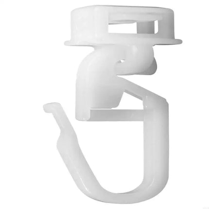 Curtain Glider Hooks — Pack of 50, Silent Plastic Runners