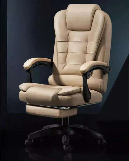 Luxury Black Ergonomic Recliner Chair for Ultimate Gaming and Office Comfort