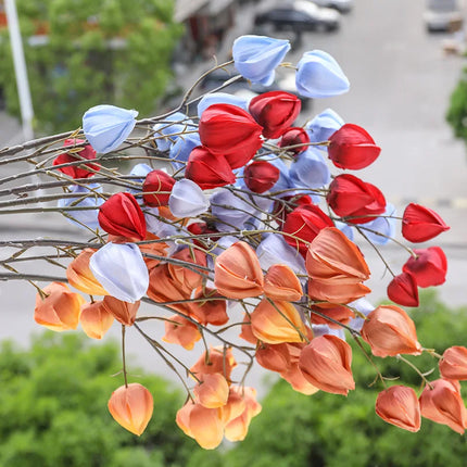 XUELY 21 Heads Foam Lantern Flower Branch - Wedding & Home Decor