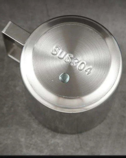 Sophisticated 304 Stainless Steel Coffee Mug Set with Saucer and Spoon