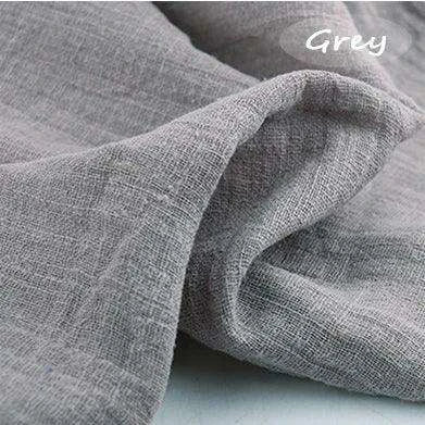 Chic Hand-Torn Organic Cotton Napkins in Slate Blue - Set of 12