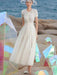 Stylish Hollow Embroidered Pleated Evening Gown for Women