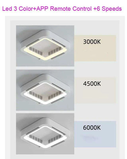 Modern Bladeless LED Ceiling Fan Light - Redefine Comfort and Style in Your Home