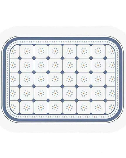 Elegant Leather Dining Table Mat - Premium Protection for Your Tableware