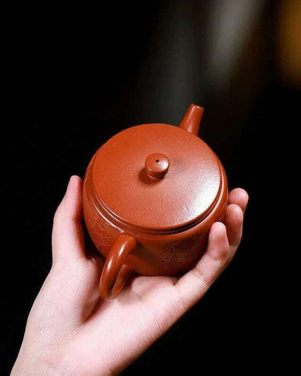 Exquisite 150ML Handcrafted Yixing Purple Clay Teapot - Authentic Dahongpao Mud Soaking Kettle for Chinese Tea Culture