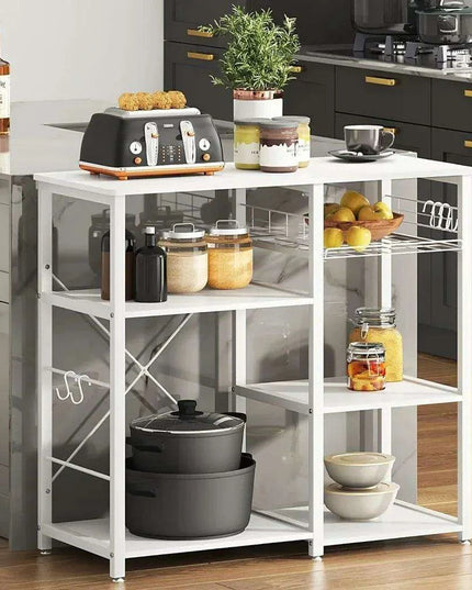 Versatile 3-Tier Kitchen Microwave Storage Cart with Free Bonus Accessories