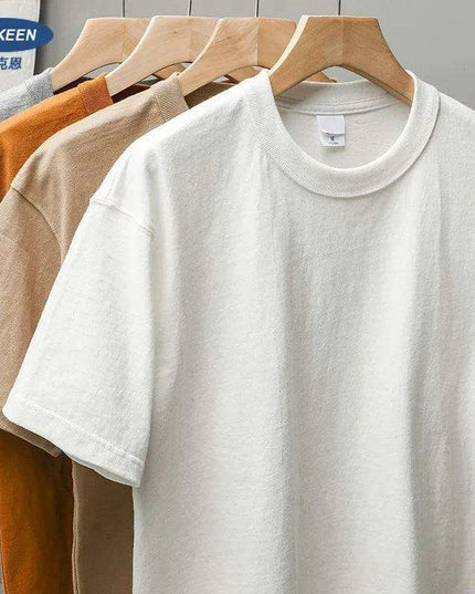 Dukeen Unisex 11.2oz Heavyweight Cotton Crewneck T-Shirt - Durable Solid Color Short Sleeve Essential