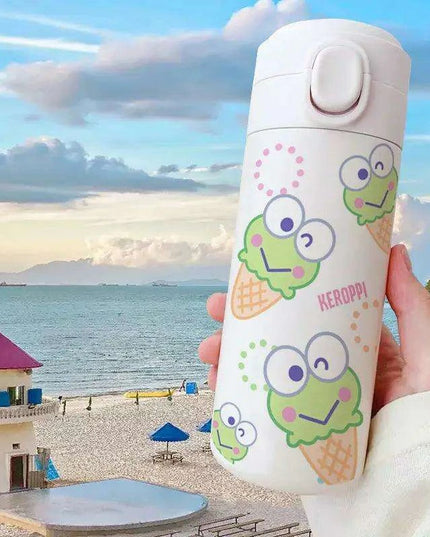 Cartoon KEROKERO KEROPPI Large Capacity Thermos Cup