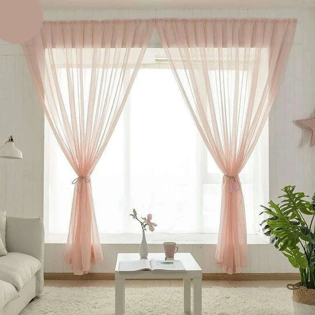 Self-Adhesive Linen Half Curtains - Chic Short Drapes for Easy Installation and Light Management