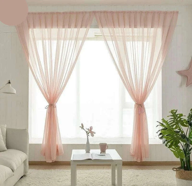 Self-Adhesive Linen Half Curtains - Chic Short Drapes for Easy Installation and Light Management