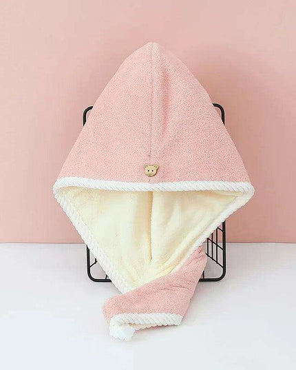 Ultra-Fast Microfiber Hair Drying Cap for Women - Elegant Absorbent Towel Turban