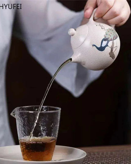 Elegant Yixing Purple Clay Dragon Egg Teapot - 220ml Masterpiece for Discerning Tea Lovers