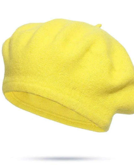Elegant Wool Beret - Classic Winter Accessory for Women and Teens