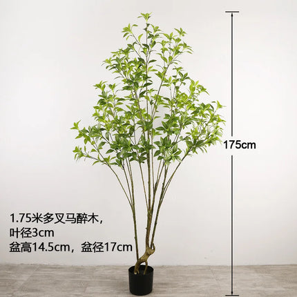 simulation green plants, horse drunk wood, decorative indoor hotel multi-pole hanging bell feel simulation simulation-green-plants-horse-drunk-wood-decorative-indoor-hotel-multi-pole-hanging-bell-feel-simulation