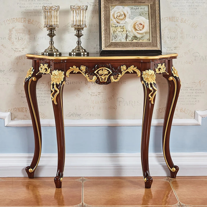 Retro Elegance Console Table - Vintage Side Table for Stylish Home Decor